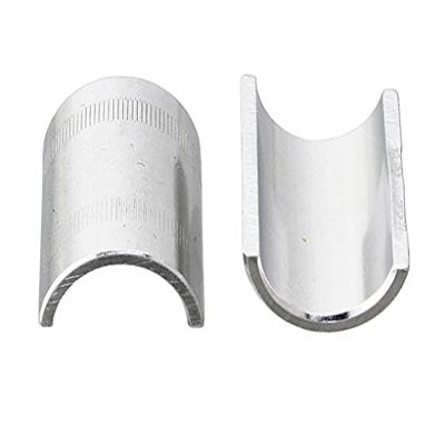 Alta Bicycle Handle Bar Shims, Multiple Sizes & Colors. (Silver, 25.4mm/31.8mm)