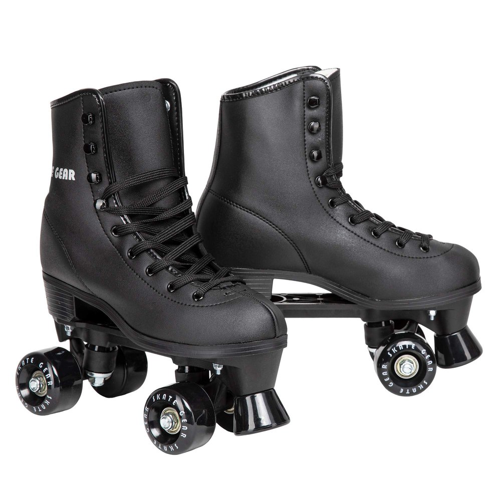 Fantastic Skates with Retro Quad Design (Black, Youth 2)