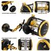 Burning Shark Towing Spool Sole Level Wind Reels, Pull Reels Boat Fishing Fishing Ocean for Sea Bass Salmon (STC40) view 3