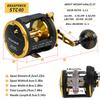 Burning Shark Towing Spool Sole Level Wind Reels, Pull Reels Boat Fishing Fishing Ocean for Sea Bass Salmon (STC40) view 4