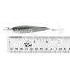10pcs 1oz Fishing Metal Mega Live Bait Jig with a Super Sharp Treble Hook 5-Color Set Realistic 3D Eyes Quality Holographic Finish view 3