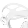 Mares Adult Tropical Mask - Frameless Dive Mask with Silicone Skirt for Scuba Diving, Freediving, Snorkeling, Spearfishing, White view 3