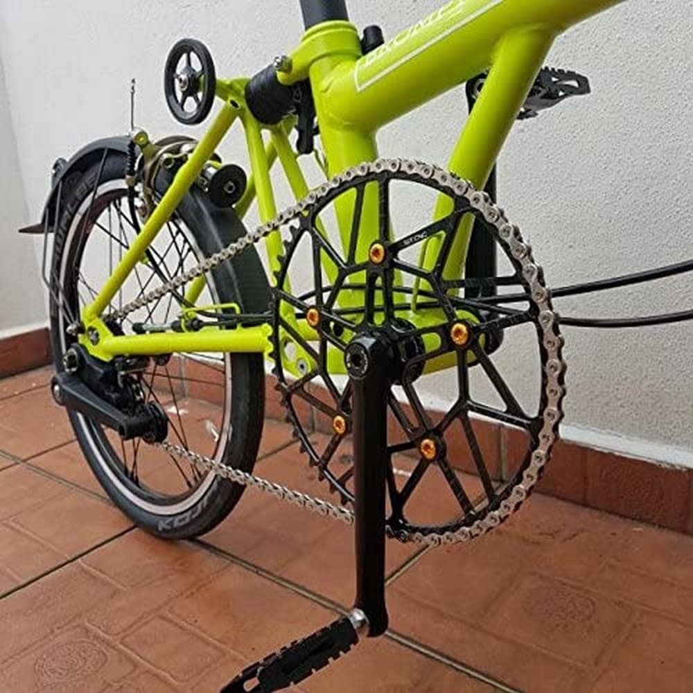 LITEPRO Error:#N/A Super Lightweight 56T Chainring for Brompton Black 103g