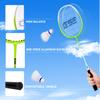GSE Games & Sports Expert Professional Badminton Set, Outdoor Sports Net Game Set with Badminton Net, 4 Badminton Rackets, 3 Shuttlecocks, Boundary Line. Great for Backyards, Parks, Beach, Lawn view 2