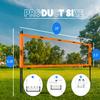 GSE Games & Sports Expert Professional Badminton Set, Outdoor Sports Net Game Set with Badminton Net, 4 Badminton Rackets, 3 Shuttlecocks, Boundary Line. Great for Backyards, Parks, Beach, Lawn view 4
