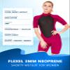 FLEXEL Shorty Wetsuit Women 3mm, Wet Suits for Mens in Cold Water, Neoprene Scuba Diving Suit for Surfing Swimming Snorkeling view 2
