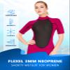 FLEXEL Shorty Wetsuit Women 3mm, Wet Suits for Mens in Cold Water, Neoprene Scuba Diving Suit for Surfing Swimming Snorkeling view 3