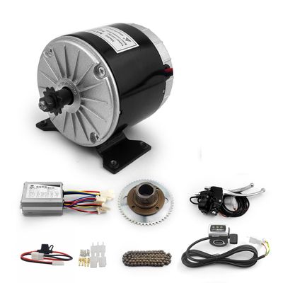 350W Scooter Brush DC Motor MY1016 Engine with 25H Chain System Bike Chain-Drive Motor Replacement (Thumb 36V)