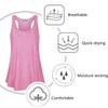 Cestyle Petite Tank Tops,Girls Swing Tank Top Summer Lightweight Cool Pleats Front Sleeveless Running Shirts Home Wear Clothes Pink Small view 4