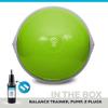Bosu 65-Centimeter Dynamic Non-Slip Travel-Size Home Gym Workout Balance Ball Pod Trainer for Strength and Flexibility, Lime Green view 4