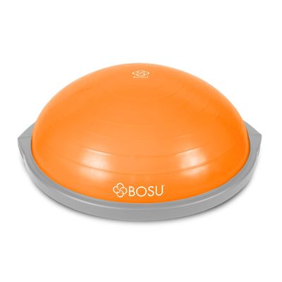 BOSU Balance Trainer, 65cm - Original Orange/Gray (Gymnastics, 300lbs Capacity, Rubber)