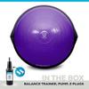Bosu 72-10850 Home Gym Equipment The Original Balance Trainer 65 cm Diameter, Black and Purple view 2