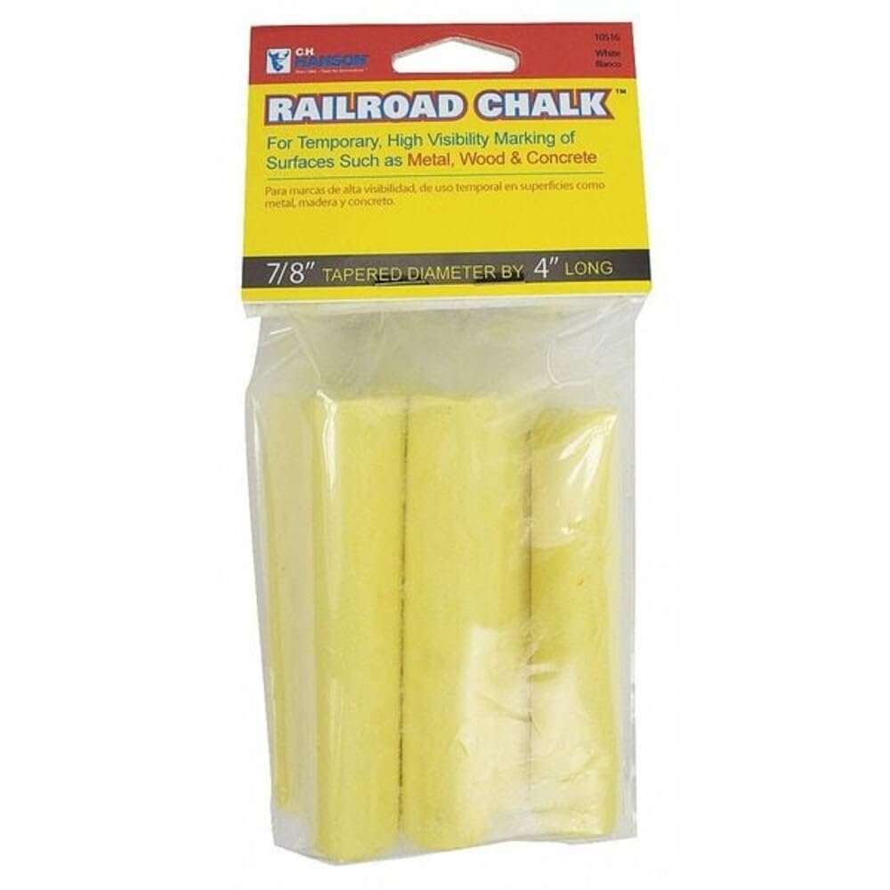 Railroad Chalk-White 6Pcs. Carded