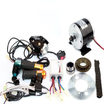 24V 250W Mini Scooter Engine Chain Drive System Small Bike Replacement Motor Kit Homemade Drift Kart Drive Kit (24V Twist kit)