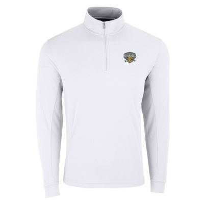Vantage Apparel Minor League Baseball Charleston River Dogs 1/4-Zip Tech Pullover, White, XL