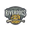 Vantage Apparel Minor League Baseball Charleston River Dogs 1/4-Zip Tech Pullover, White, XL view 2