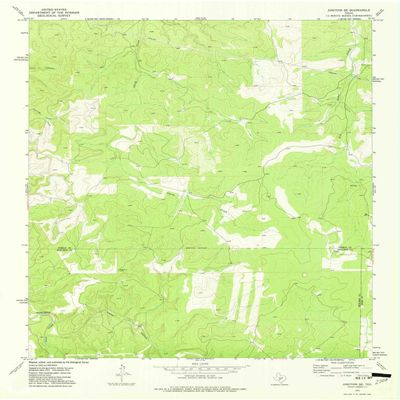 YellowMaps Junction SE TX topo map, 1:24000 Scale, 7.5 X 7.5 Minute, Historical, 1974, Updated 1977, 27.1 x 23.1 in - Tyvek