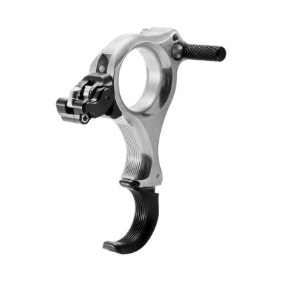 T.R.U. Ball Archery Fulkrum Flex 3 Finger Quicksilver Medium Release (TFLF-QS-M)