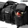 Savior Equipment American Classic Tactical Double Long Gun Bag Pistol Transportation Case w/Backpack Strap, 46 Inch Obsidian Black view 4