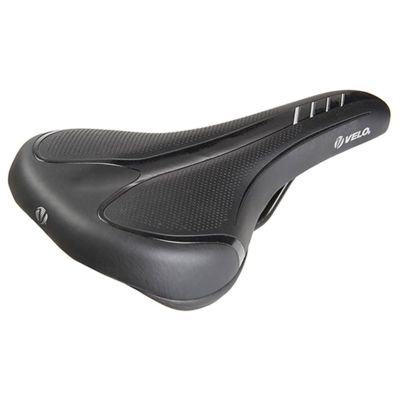 VELO Unisex's Fit Traveller Saddle for Bicycle, Black, Small