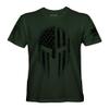 USA American Spartan Patriotic Shirts for Men T-Shirt (Forest Green, 5XL) view 1