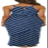A. Byer Easy Breezy Maxi Dress (Juniors), Navy Stripe, L view 2