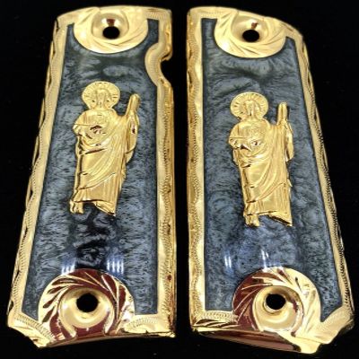 1911 Full Size Gun Grips St Jude San Judas