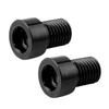 Baoblaze Aluminum Alloy V Brake Converter Brake Rack Adapter Brake Bracket Bike 22mm Black and Red - Black view 3