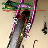Baoblaze Aluminum Alloy V Brake Converter Brake Rack Adapter Brake Bracket Bike 22mm Black and Red - Black view 4