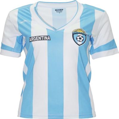 ARZA Argentina New Women Jersey Blue White 100% Polyester (XXX-Large)