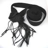Judaica Place Gartel Ritual Belt Sizes 0-36 (15 Strings, Black Flat Israeli) view 4