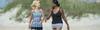 Dolfin Aquashape Womens Solid Wrap Tankini Top Black view 4