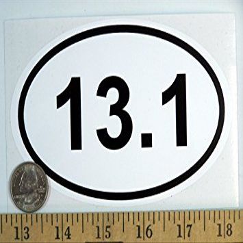 13.1 3 1/2 x 5 1/2 Oval Euro Bumper Sticker B125