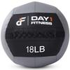 Day 1 Fitness Soft Wall Medicine Ball 18 Pounds - for Exercise, Rehab, Core Strength, Large Durable Balls for Floor Exercises, Stretching view 1
