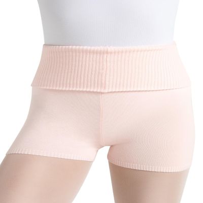 Capezio Foldover Boyshort - Size X-Large, Pink