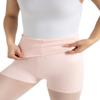Capezio Foldover Boyshort - Size X-Large, Pink view 4