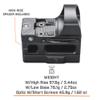 Bushnell 1x Reflex Red Dot with Aimpoint Base , Black view 3