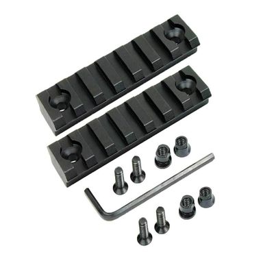 360 Tactical 7 Slots key mod Rail Section For Keymod Handguard Seven Slots Keymod Rail Picatinny Rail Set Of 2 Pieces