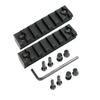 360 Tactical 7 Slots key mod Rail Section For Keymod Handguard Seven Slots Keymod Rail Picatinny Rail Set Of 2 Pieces view 1
