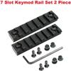 360 Tactical 7 Slots key mod Rail Section For Keymod Handguard Seven Slots Keymod Rail Picatinny Rail Set Of 2 Pieces view 2