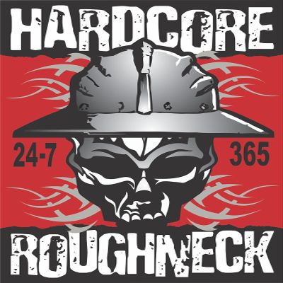 3-2" Hardcore Roughneck Hard Hat Helmet Sticker H779