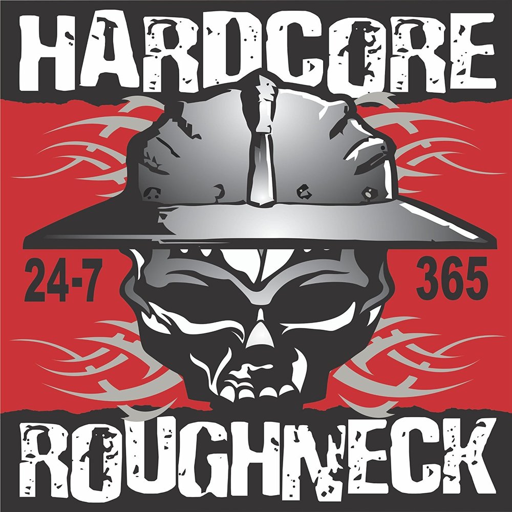 3-2" Hardcore Roughneck Hard Hat Helmet Sticker H779