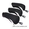 3pcs/Set New Driver # 1 3 5 Fairway Wood Cover Golf Club HeadcoverBlack view 4
