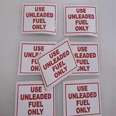 8 Use Unleaded Fuel Only Sticker Lot
