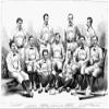Baseball Team 1874 NInternational Base-Ball - The Boston Champions Engraving 1874 Poster Print by (18 x 24)