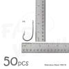 50pcs 7691S Stainless Steel Hook Size 7/0 Big Game Hook Southern Tuna Hook - Fish WOW! view 1