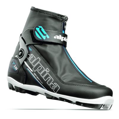 Alpina Sports T15-Eve Cross-Country Touring Ski Boots, Black/White/Blue, Size 37