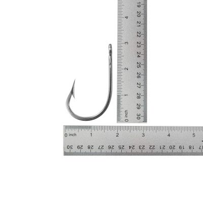 50pcs 7691S Stainless Steel Hook Size 9/0 Big Game Hook Southern Tuna Hook - Fish WOW!