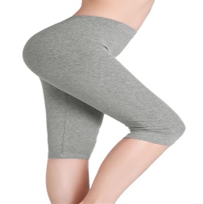 Women Under Dress Capris Tights 3/4 Cropped Shorts Summer Stretchy Leggings