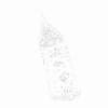 Rhinestone Fingerless Gloves for Brides Accessory Wedding Prom Party, White, Medium view 1